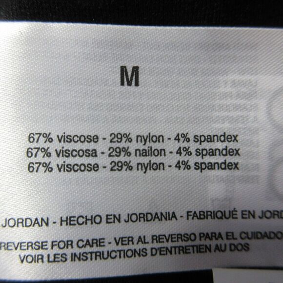 GLORIA VANDERBILT Wide Leg Ankle Cropped Ponte Pants Sz M Blk Tummy Control NWT - Picture 8 of 11